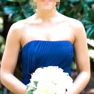Navy blue bridesmaid dress